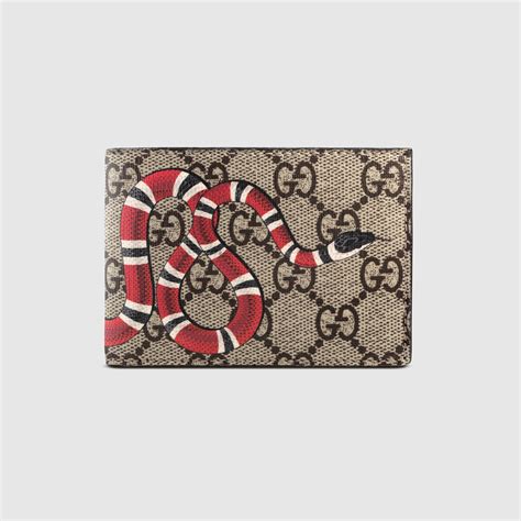 gucci x supreme gg snake wallet|gucci wallet snake original.